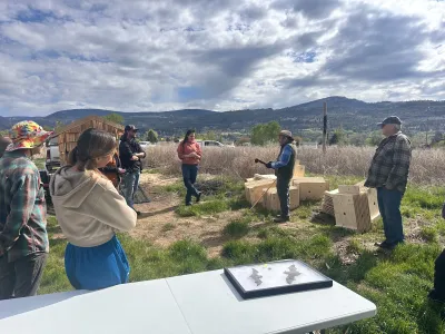 Opening ceremony for the Okanagan Bat Condo at Penticton Channel Parkway, April 2026